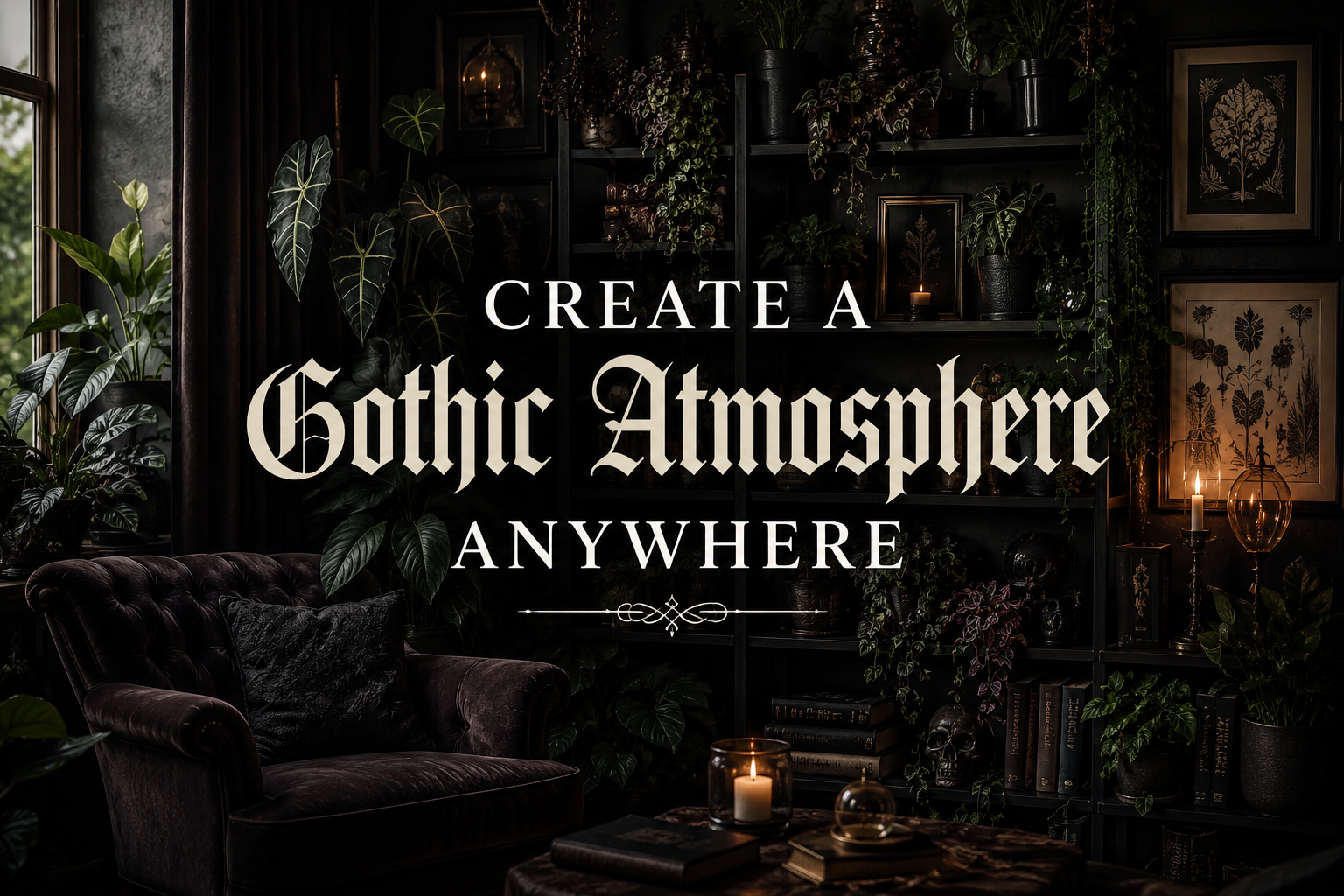 No Garden? How to Create a Gothic Plant Aesthetic Anywhere