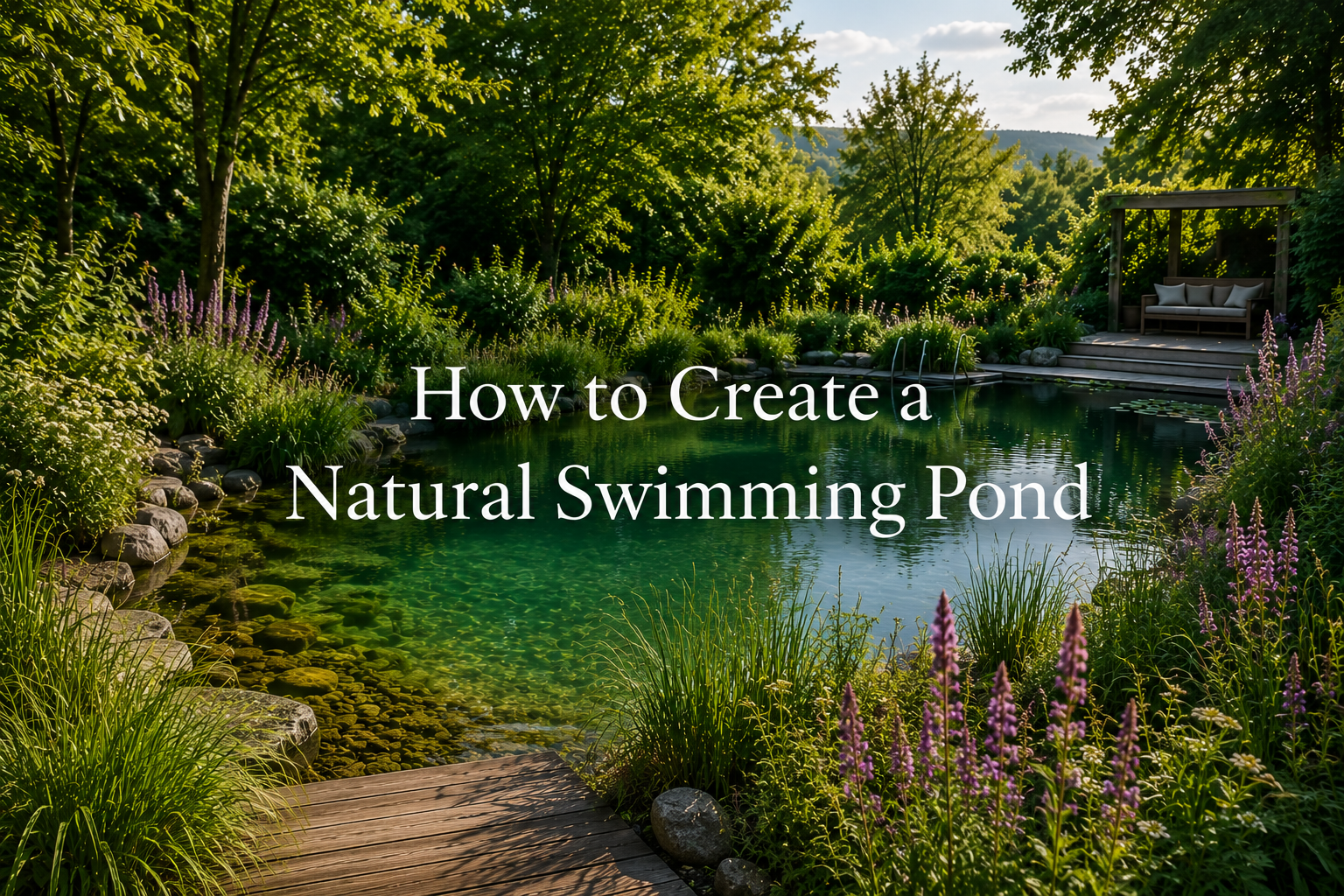 How to Create a Natural Swimming Pond in Your Garden