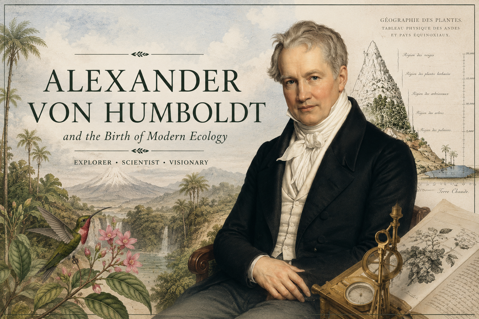Alexander von Humboldt and the Birth of Modern Ecology